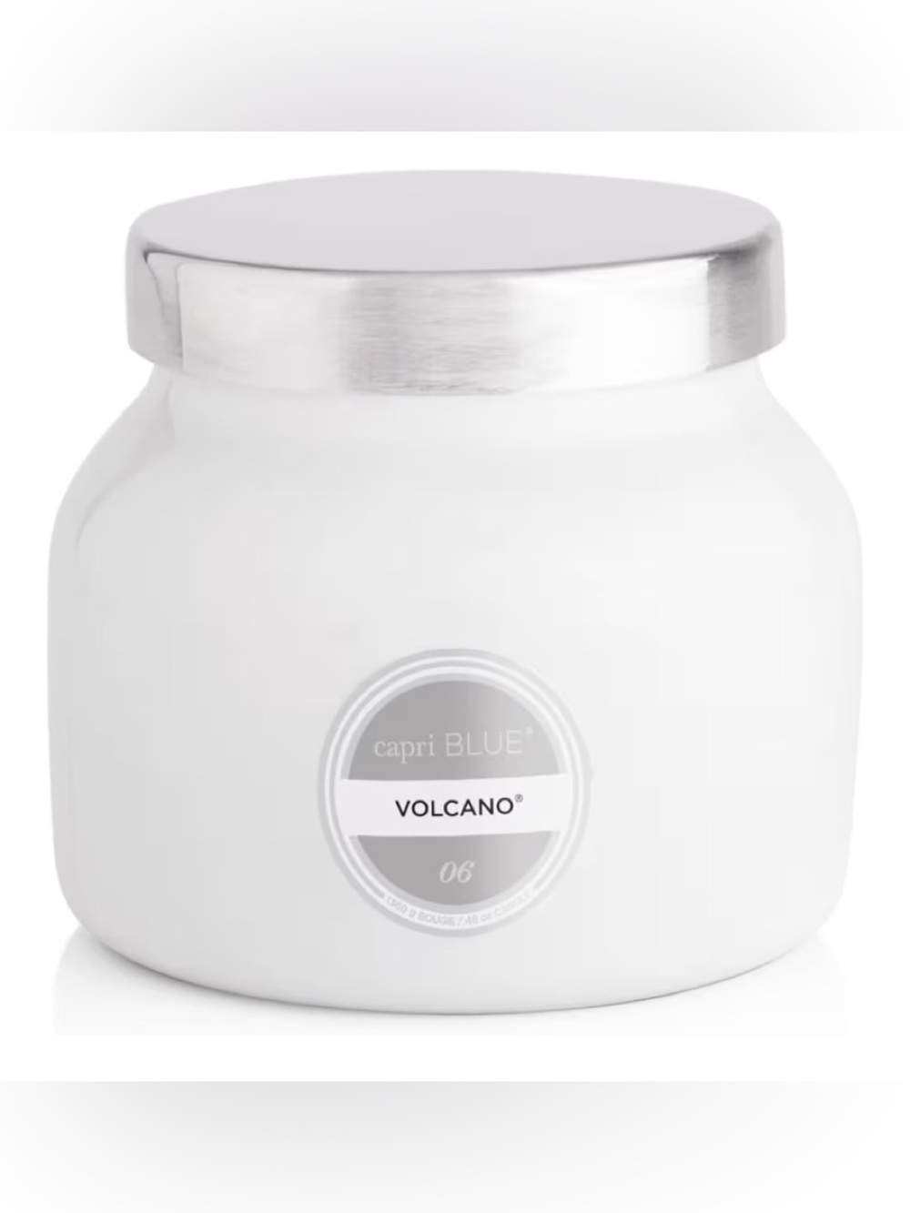 Volcano 3-Wick Jar Candle - White